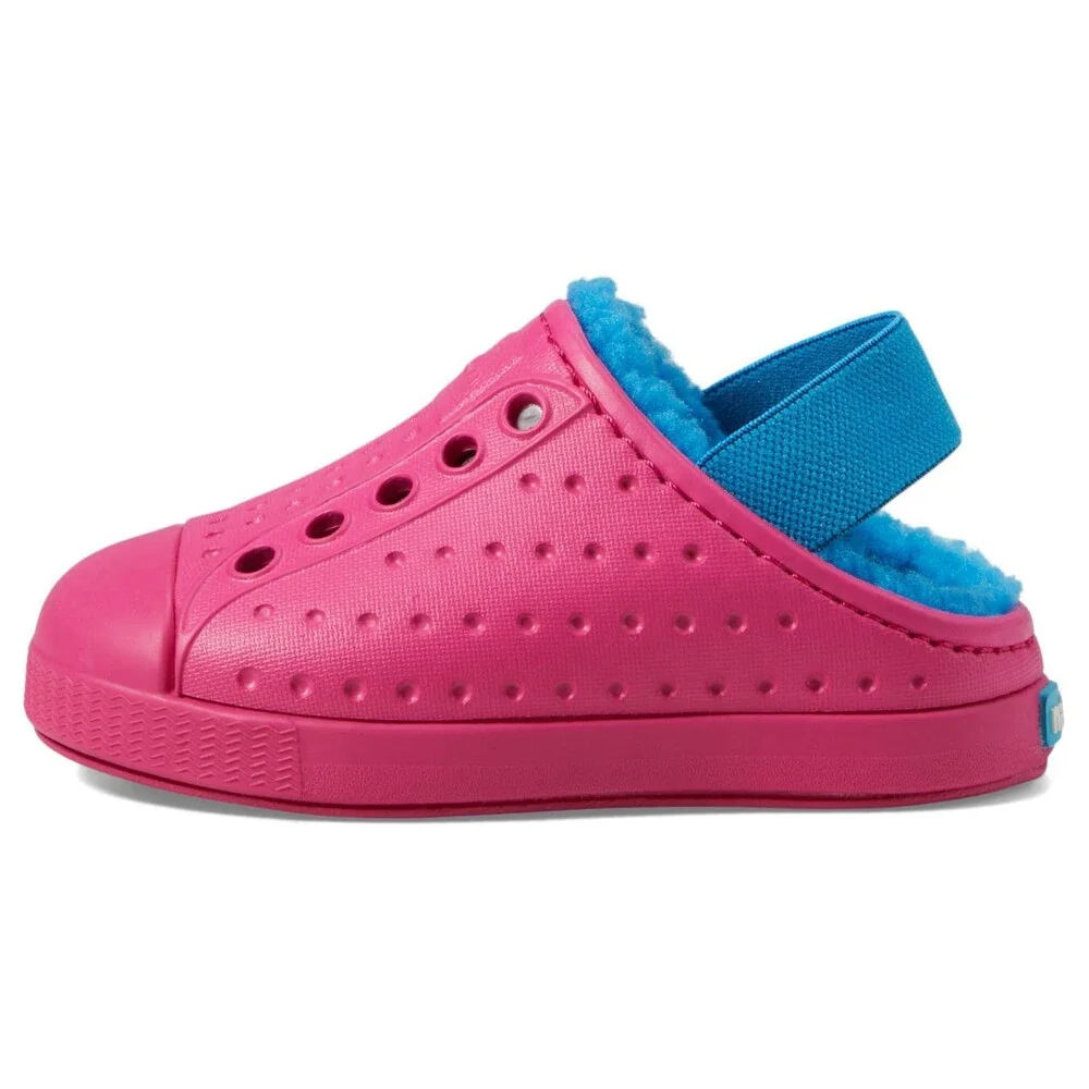 Native Shoes Jefferson Cozy Toddler 5 M Radberry Pink Heel Strap Clogs HTAT1709